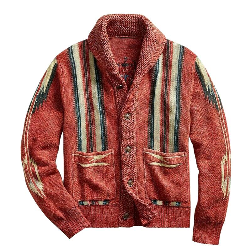 Button Front Cardigan - Shawl Collar
