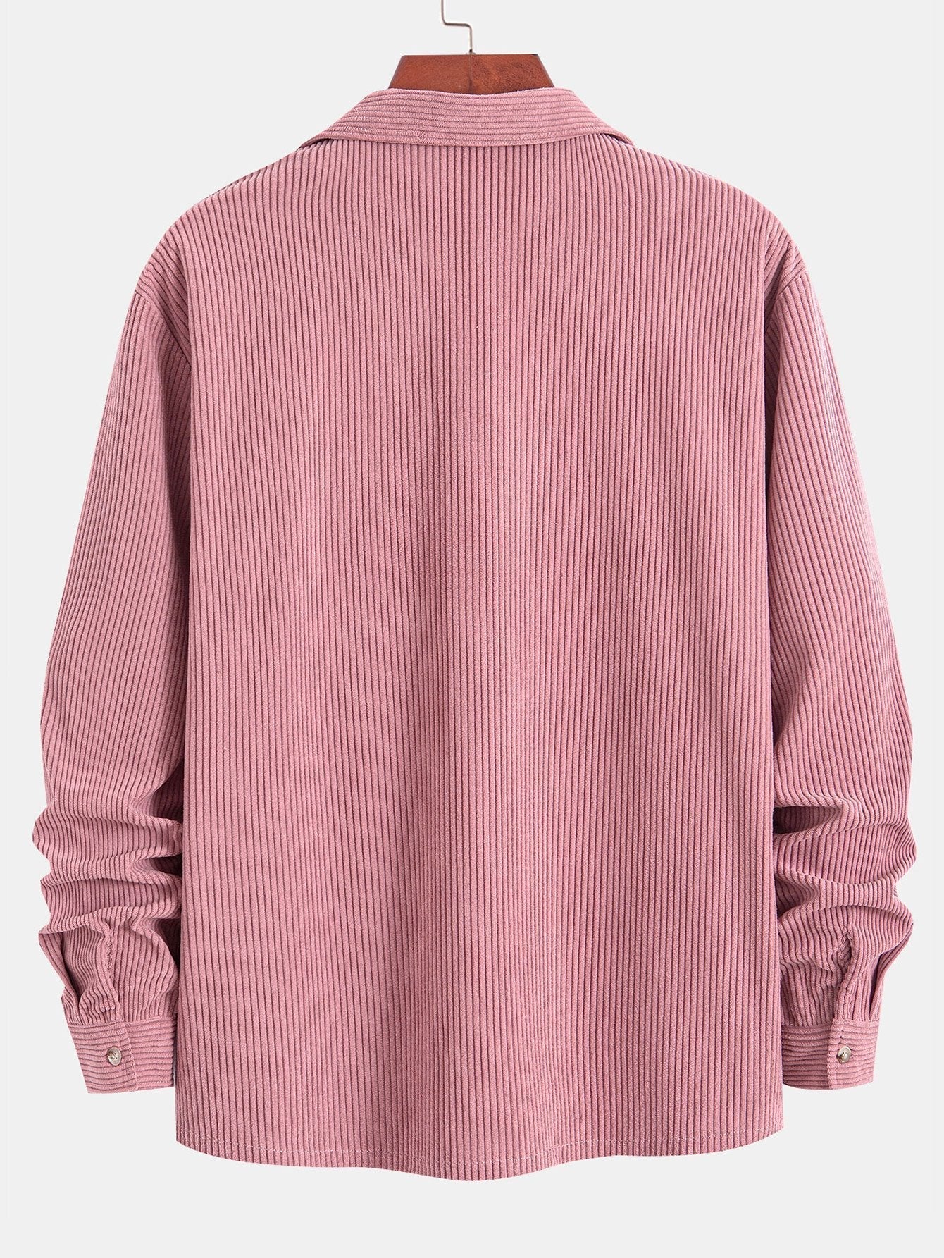 Open Collar Shirt - Long Sleeve Button Down