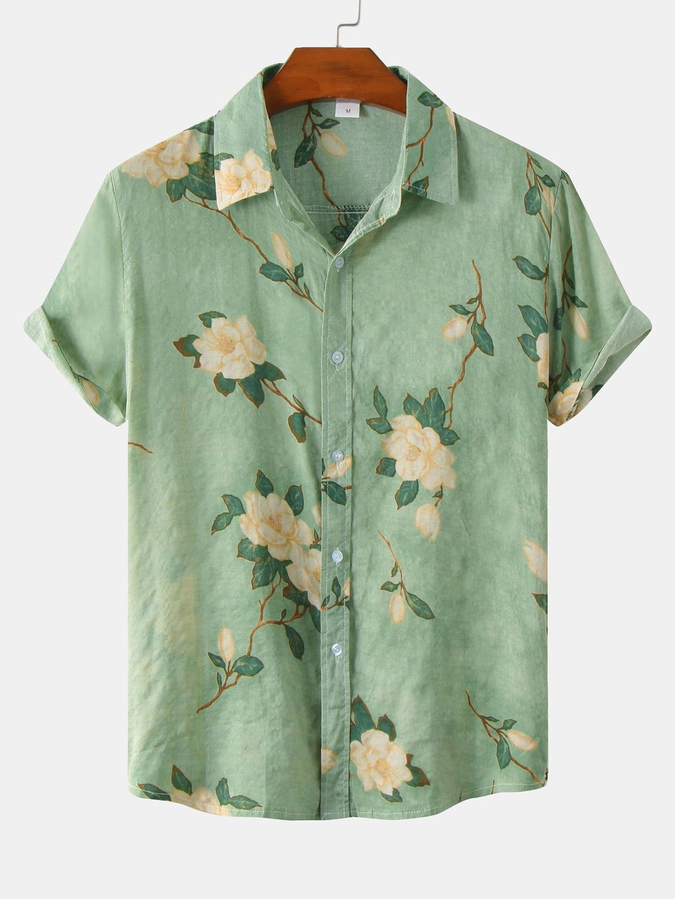 Men's Floral Short Sleeve Shirt