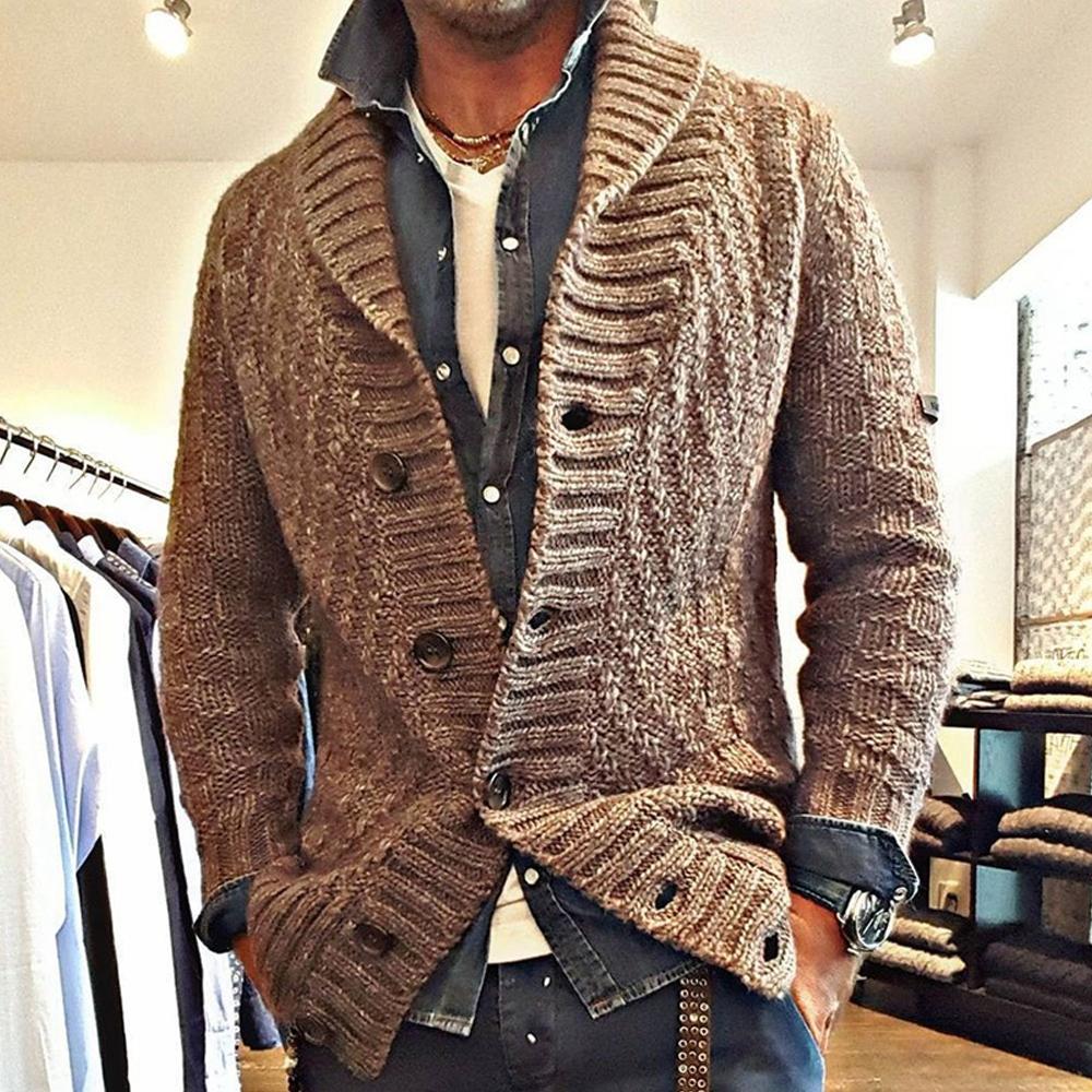 Shawl Collar Cardigan - Button Front
