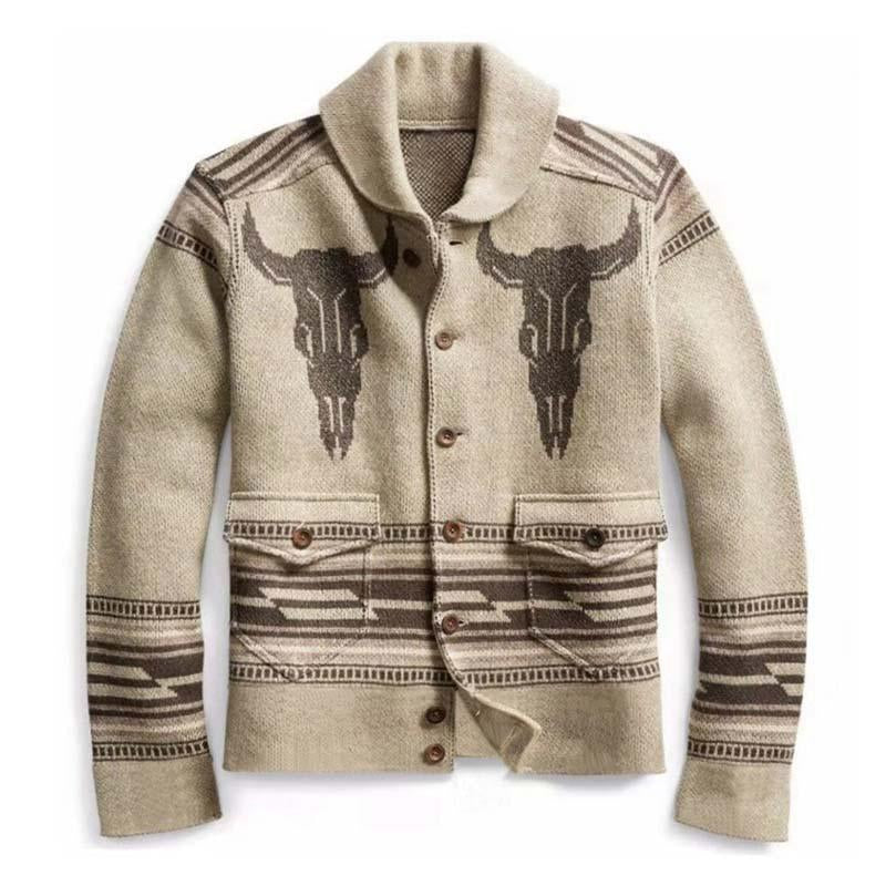 Fold Collar Cardigan | Button Front