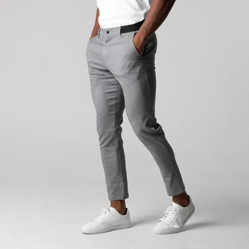 Slim Fit Chino Trousers | Smart Casual Style