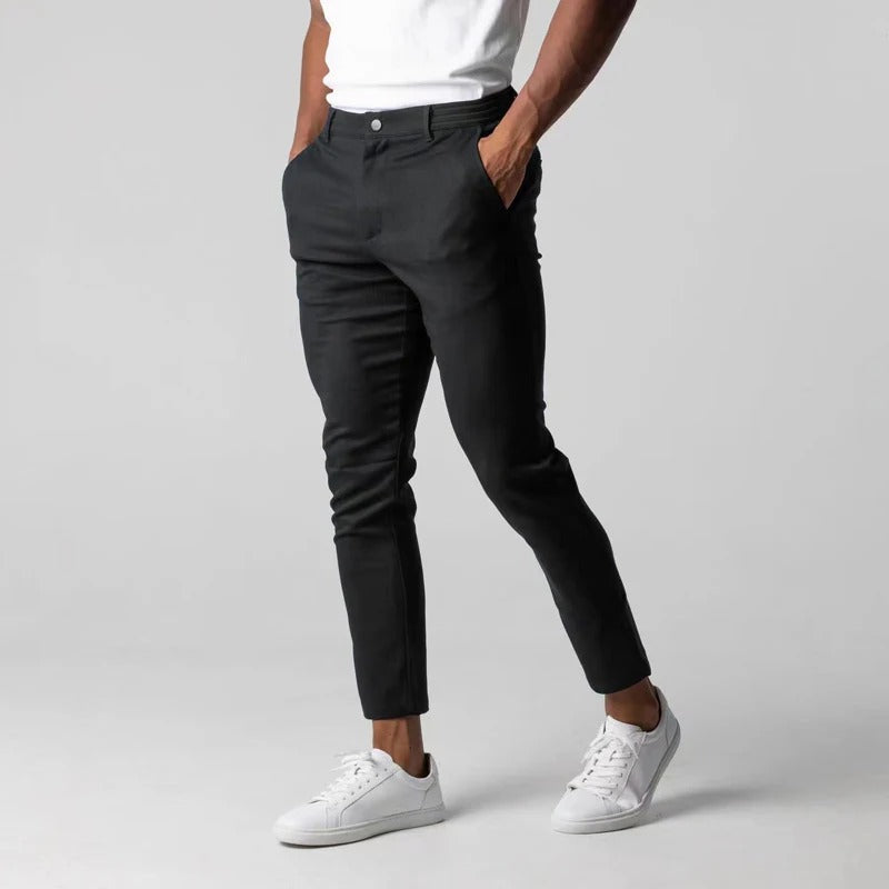 Slim Fit Chino Trousers | Smart Casual Style