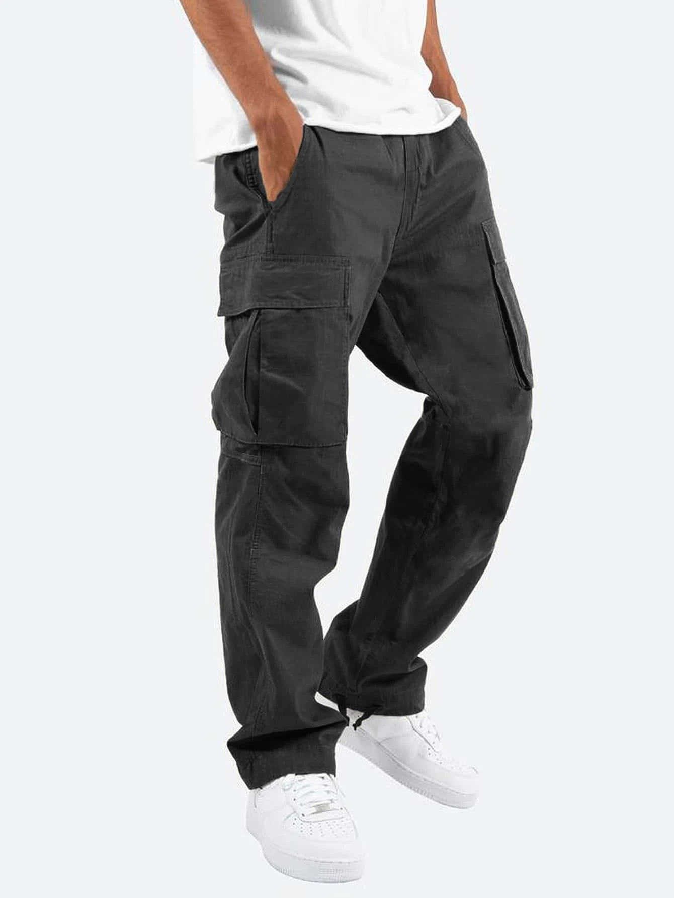 Cargo Trousers -  Relaxed Fit with Utility Pockets