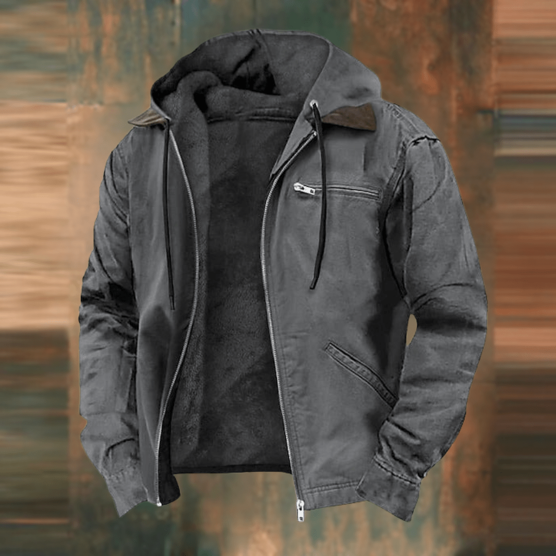 Hooded Jacket Zip | Up Design with Lined Interior