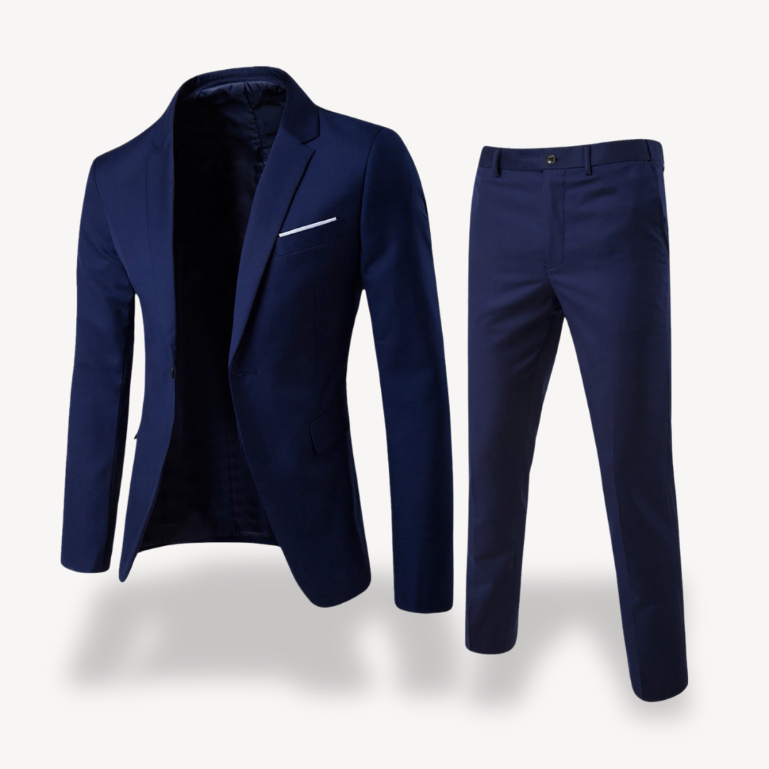 Formal Suit - Two Piece with Blazer and Slim Trousers