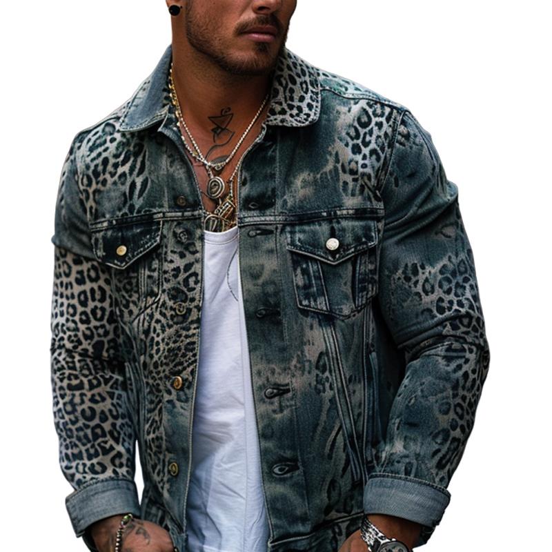 Denim Jacket | Printed Trucker Style
