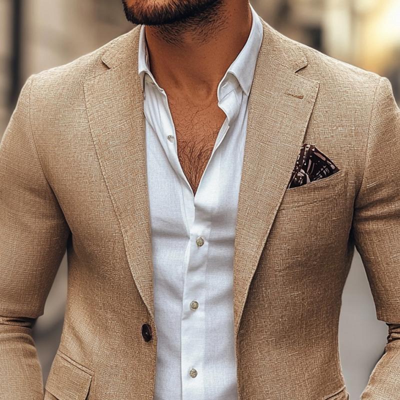 Casual Blazer - Slim Fit Two Button Jacket