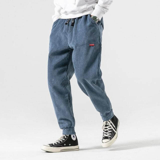Loose Fit Trousers - Tapered Jogger Style