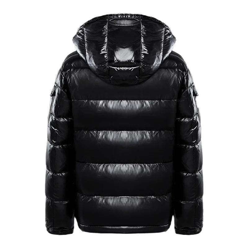 Puffer Jacket - Hooded with Gloss Finish
