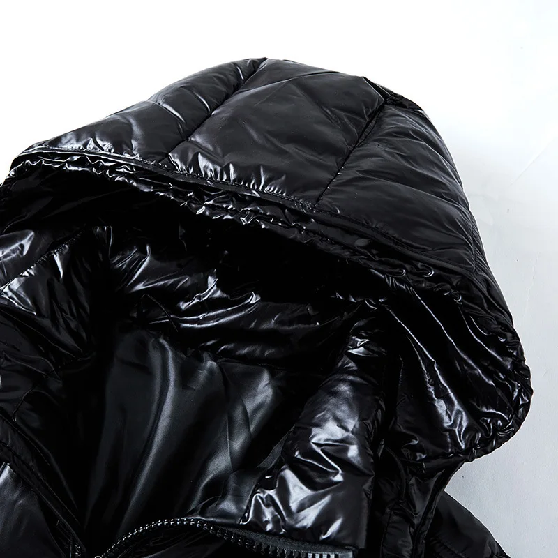 Puffer Jacket - Hooded with Gloss Finish