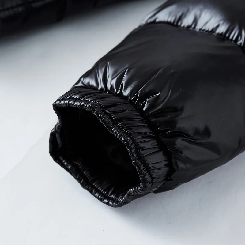 Puffer Jacket - Hooded with Gloss Finish