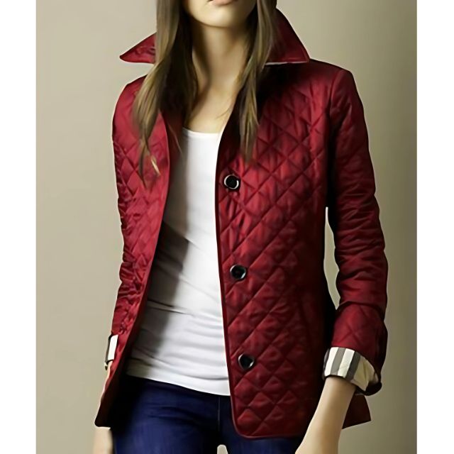 Quilted Jacket - Button Front Lightweight Style