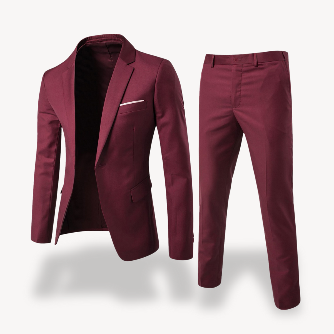 Formal Suit - Two Piece with Blazer and Slim Trousers