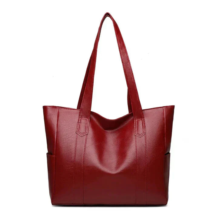 Shoulder Bag - Large Tote Style with Side Pockets