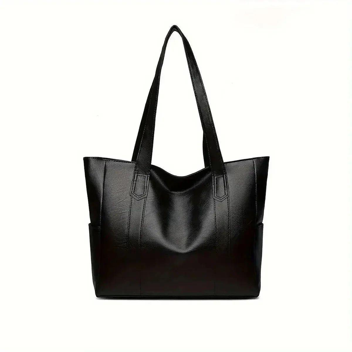 Shoulder Bag - Large Tote Style with Side Pockets