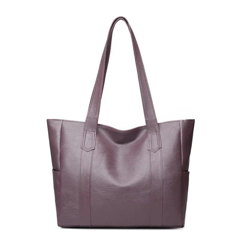 Shoulder Bag - Large Tote Style with Side Pockets