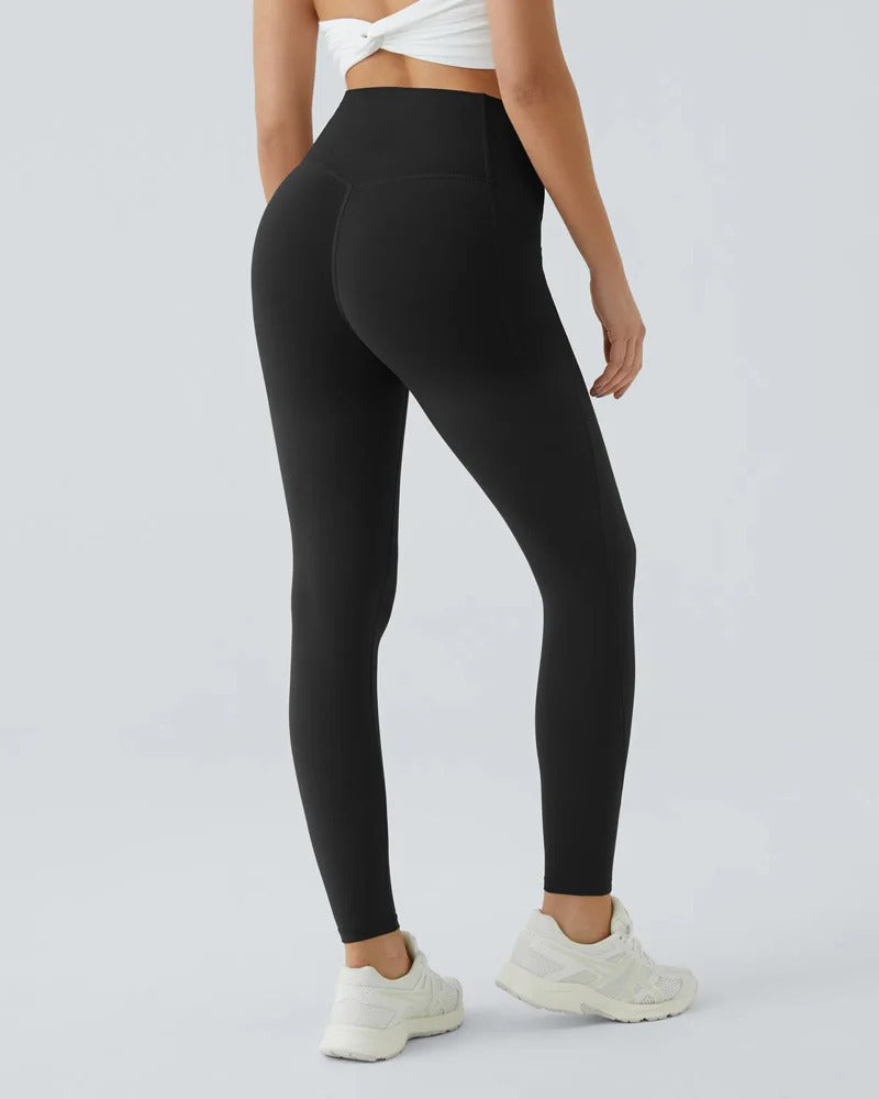 High Waist Gym Leggings - With Pockets