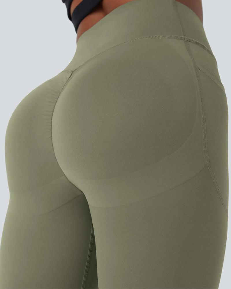 High Waist Gym Leggings - With Pockets