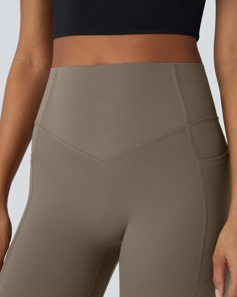 High Waist Gym Leggings - With Pockets