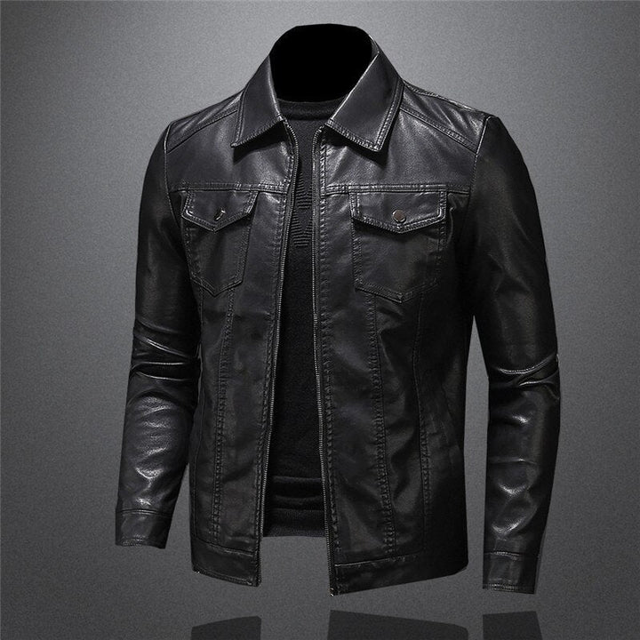 Rovian - a classic leather jacket designed for those who value sustainable style and premium craftsmanship